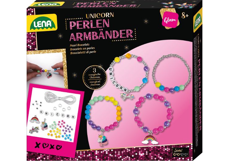 LENA 42708 Kreasæt, Perle armbånd